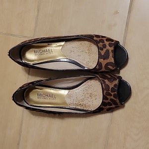 Animal Print Michael Kor low heels